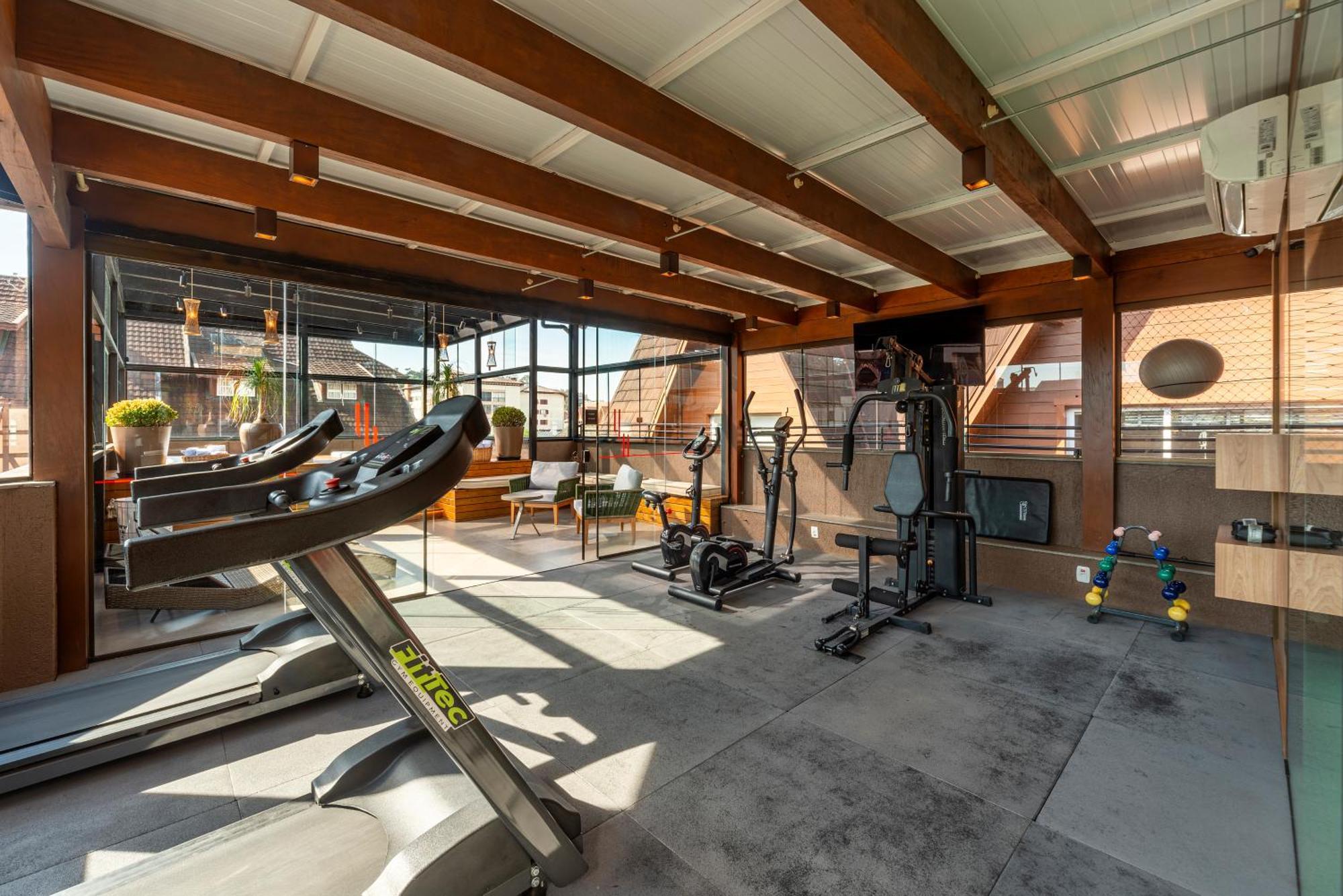 Hotel Laghetto Stilo Centro Gramado Eksteriør billede The gym