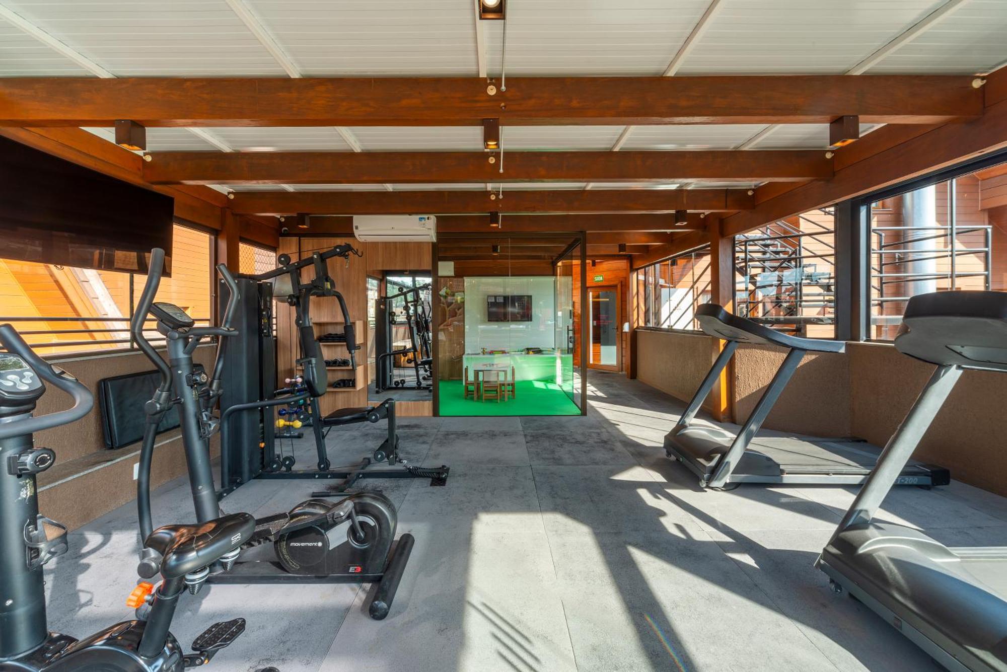 Hotel Laghetto Stilo Centro Gramado Eksteriør billede The gym